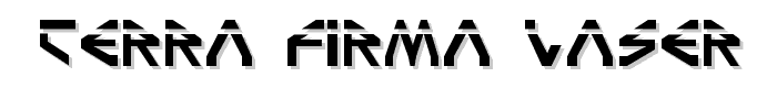 Terra Firma Laser font